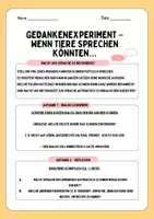 Vorschau - Arbeitsblätter - Materialpaket: Tier-Ethik im Philosophie- & Ethikunterricht (Mensch vs. Tier, Peter-singer Speziesismus, Tierhaltung und Moral, Tierrechte, Gedankenexperiment) - Seite 2