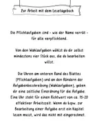 Vorschau - Arbeitsblätter - Lesetagebuch für verschiedene Bücher 2-fach differenziert - Seite 1