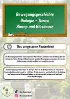 Vorschau - Text - Bewegungsgeschichte Biologie - Biotop und Biozönose - Deckblatt