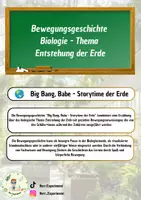Vorschau - Text - Bewegungsgeschichte Biologie - Entstehung der Erde - Deckblatt