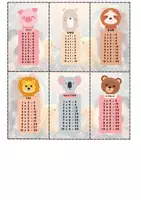 anteprima - Flashcard - Amici animali e tabelline - Pagina 2