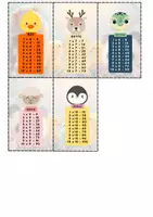 anteprima - Flashcard - Amici animali e tabelline - Pagina 3