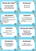 Vorschau - Quiz - Wassily Kandinsky Quizkarten - 24 Quizkärtchen | Quiz | Kunst - Seite 2
