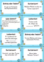 Vorschau - Quiz - William Turner Quizkarten - 24 Quizkärtchen | Quiz | Kunst - Seite 2