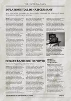 Vorschau - Arbeitsblätter - Historical Background: Newspaper Worksheet - Teaching Material for The Wave Chapter 2 (Novel by T. Strasser) - Seite 3