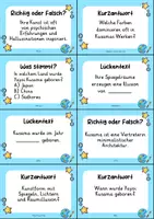 Vorschau - Quiz - Yayoi Kusama Quizkarten - 24 Quizkärtchen | Quiz | Kunst - Seite 2