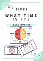 Vorschau - Arbeitsblätter - Uhrzeiten / Hours – WHAT TIME IS IT? (Übungszeiten) - Deckblatt