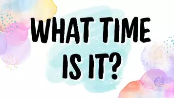 Vorschau - Arbeitsblätter - Uhrzeiten / Hours – WHAT TIME IS IT? (Übungszeiten) - Seite 1