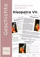 Vorschau - Arbeitsblätter - Kleopatra VII. - Arbeitsblatt und Steckbrief - Deckblatt