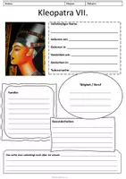 Vorschau - Arbeitsblätter - Kleopatra VII. - Arbeitsblatt und Steckbrief - Seite 3