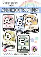 Vorschau - Unterrichtsreihen - Alphabet-Poster (Klassenzimmer) Englisch - Deckblatt
