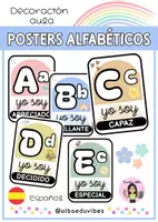 Vorschau - Stundenentwürfe - Abecedario pósters (clase) Afirmaciones positivas - Deckblatt
