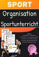 Vorschau - Poster - Sport: Organisation Sportunterricht / Umkleidechef/Gerätechef/helfende Hände - Deckblatt