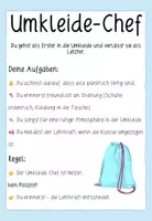Vorschau - Poster - Sport: Organisation Sportunterricht / Umkleidechef/Gerätechef/helfende Hände - Seite 1
