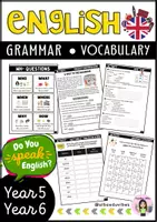 Vorschau - Stundenentwürfe - Englisch Wiederholung (Grundschule) - Deckblatt