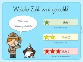 Vorschau - Stationenlernen - Hundertertafel interaktiv in 3 Schwierigkeitsstufen - Seite 2
