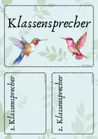Vorschau - Poster - Klassensprecher / Tafelmaterial - Seite 1