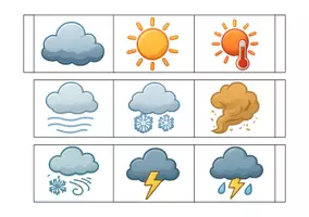 Vorschau - Arbeitsblätter - Wettervorhersage - Seite 1