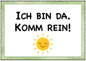 Vorschau - Poster - Türschilder für Beratungslehrkräfte & Schulsozialarbeit: "Wo bin ich?" / Grundschule - Seite 1