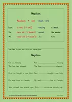 Vorschau - Aufgabenkarten - Allie´s cards English Grammar Negation - Seite 2
