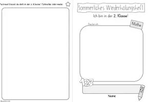 Vorschau - Arbeitsblätter - Sommerferien Mathe | Wiederholungsheft Mathe Klasse 1-2 - Seite 3