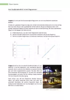 Vorschau - Stundenentwürfe - Eine Bewegung in drei Diagrammen (Unterrichtsstunde) - Deckblatt