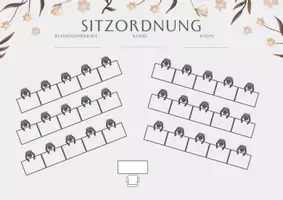 Vorschau - Poster - Sitzpläne – Vorlagen für den Unterricht - Seite 1