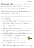 Vorschau - Präsentationen/Tafelbilder - Trennungsregeln und Hefteintrag - Seite 2