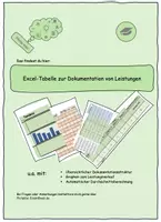 Vorschau - Anderer Materialtyp - Notentabelle zur Dokumentation von Leistungen - Deckblatt