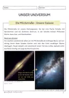 Vorschau - Unterrichtsreihen - Unser Universum - Die Milchstraße - Seite 1