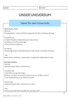 Vorschau - Unterrichtsreihen - Unser Universum - Ideen für den Unterricht - Seite 2