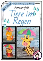 Vorschau - Stundenentwürfe - Kunst im HERBST: Tiere im Regen - Deckblatt