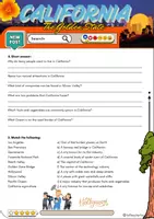 Vorschau - Arbeitsblätter - California The Golden State USA Reading - Grade 8 - Seite 2