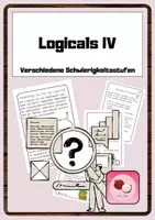 Vorschau - Bildkarten - Logicals / Rätsel / Denkaufgaben / Vertretung - Deckblatt
