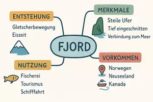 Vorschau - Arbeitsblätter - Arbeitsblätter zum Thema "Fjord" + Lösung & MP3 + Mindmap + Infografik - Seite 2