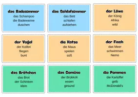 Aperçu - Apprentissages en autonomie - Sprechkarten pour la classe d'allemand (niveau A1+) - Page de couverture
