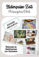 Vorschau - Bildkarten - Bildkarten Bildimpulse Zeit Philosophie/Ethik - Deckblatt