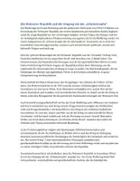 Vorschau - Arbeitsblätter - Die Weimarer Republik und die „Urkatastrophe“ - Seite 1