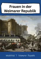 Vorschau - Arbeitsblätter - Frauen in der Weimarer Republik - Deckblatt