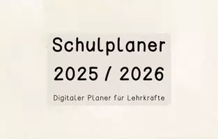 Vorschau - Anderer Materialtyp - Schulplaner - Digitaler Planer für Lehrkräfte SJ 25 / 26 - Seite 1