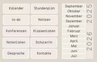 Vorschau - Anderer Materialtyp - Schulplaner - Digitaler Planer für Lehrkräfte SJ 25 / 26 - Seite 2