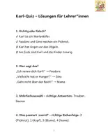 Vorschau - Mal- und Bastelvorlagen - Leseförderung mit Karl – „Was braucht Karl?“ 1-2 Klasse - Seite 1