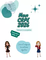 Aperçu - Autre type de ressources - Planner Mon CRPE version concours Bac+3 PDF - Page de couverture