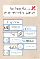 Vorschau - Poster - Wahlgrundsätze/Wahlprinzipien (2 Versionen) - Deckblatt