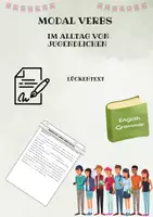 Vorschau - Arbeitsblätter - Modal Verbs im Alltag von Jugendlichen – Lückentext - Deckblatt