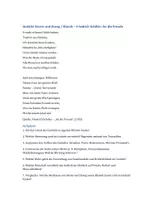 Vorschau - Arbeitsblätter - Gedicht Sturm und Drang / Klassik – Friedrich Schiller: An die Freude - Seite 1