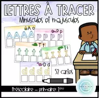 Aperçu - Apprentissages en autonomie - Les lettres minuscules et majuscules à tracer - Page de couverture