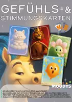 Vorschau - Spiele - Moodys – Gefühlskarten & Stimmungskarten für die Grundschule (Deutsch, Ethik, Soziales Lernen & DaZ) - Deckblatt