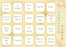 Voorbeeld - Schitter Samen Startkalender - Voorblad