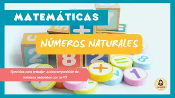 Vista previa - Unidades / Secuencias / Situaciones de Aprendizaje - DESCOMPOSICIÓN DE Nº NATURALES PARA PDI - Portada